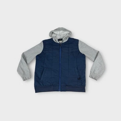 Rusty Blue Grey Long Sleeve Full Zip Hooded Casual Jacket Mens XL - image 1 of 4