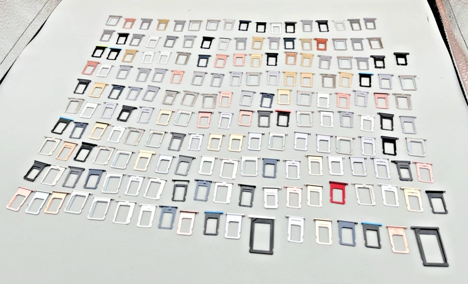 LOTE DE 180 bandejas de cartão SIM para iPhone iPhone 1 -12 OEM ORIGINAL APPLE - Imagem 1 de 4