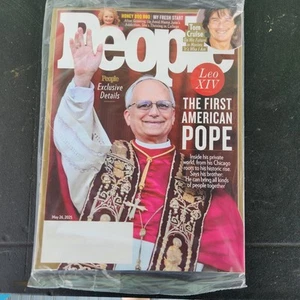 PEOPLE MAGAZINE - MAY 2025 - POPE LEO XIV - AMERICAN POPE - BRAND NEW - Picture 1 of 1