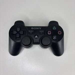 Genuine Official Sony PS3 DualShock 3 Wireless Controller PS3 Black Controller - Picture 1 of 2