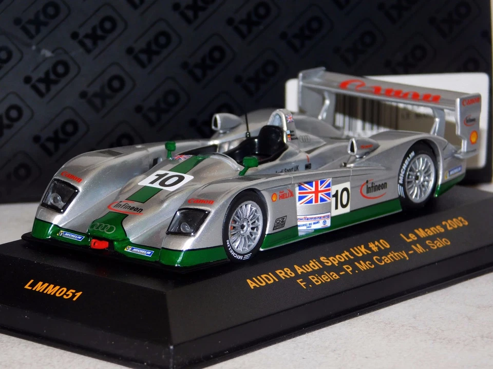 AUDI R8 TEAM AUDI SPORT UK #10 LE MANS 2003 IXO LMM051 1/43 - Immagine 1 di 1