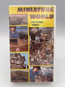 Miniature World Souvenir Video VHS diorama hobbyists miniaturist Minis TESTED - Picture 1 of 5