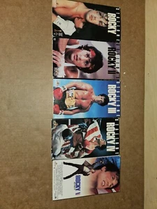 Rocky 1,2,3,4,5 VHS Tapes - Picture 1 of 3