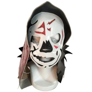 LA PARKA DEATH SKULL WRESTLING LUCHADOR Wrestler MASK LUCHA LIBRE MEXICO PRO - Picture 1 of 11