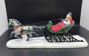 Dept 56 Heritage Village Collection "Dashing Through The Snow #5820-3 With Box