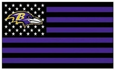 Baltimore Ravens America Flag  3X5 Flag Man Cave Cover