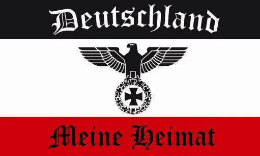 Aufkleber Reichsadler Deutschland meine Heimat Flagge 12 x 8 cm Autoaufkleber