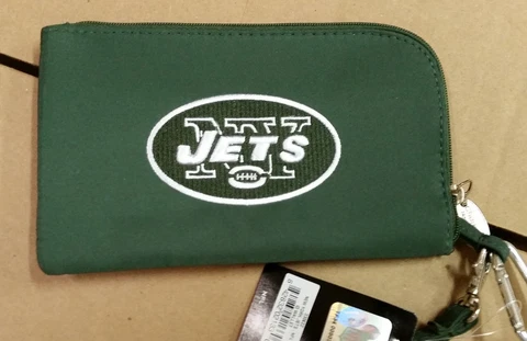 New York Jets ID Wallet Wristlet Cell Phone Case Charm 14 Purse Cover