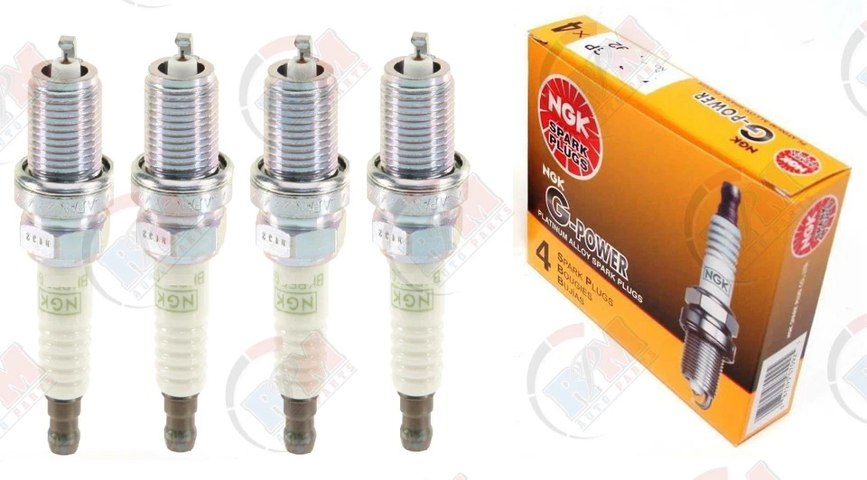 NGK PLATINUM Spark Plugs Set of 4 for 2005-2011 Subaru Impreza 2.5L SOHC - Image 1 of 1
