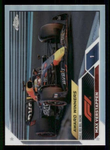 2023 Topps Chrome Formula 1 Refractors #189 Max Verstappen AW - Picture 1 of 2