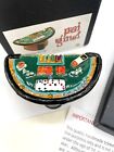 Objet D?Art Pai Gow Trinket Box #180 With Box Playing Table Multi Color Cards
