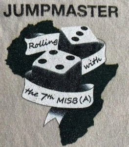 7th MISB Army company shirt Size L JUMP MASTER - Picture 1 of 10