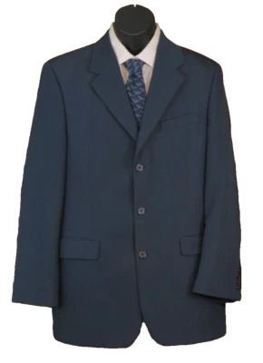 Abrigo/Abrigo Deportivo Brandini Para Hombre Azul Marino 3 Botones Forrado 40T* Foto 1 de 4