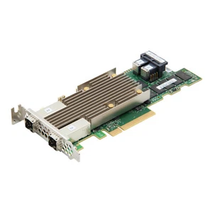 Broadcom MegaRAID 9480-8i8e 16-Port SAS/S-ATA/NVME 4GB 12GB/s LP RAID Controller - Afbeelding 1 van 2
