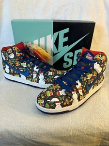 Nike SB Dunk High Pro x Concepts “Ugly Christmas Sweater” (881758-446) Size: 12 - Picture 1 of 11