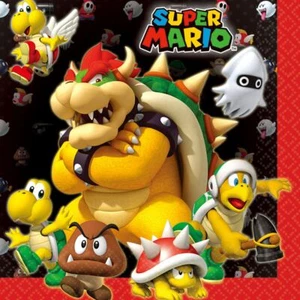Servilletas de almuerzo de 16 quilates para Super Mario - Imagen 1 de 1