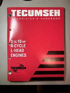 Tecumseh Technicians Handbook 3-10 HP 4-Cycle L-Head Engines - 740049 - Picture 1 of 2