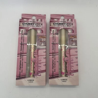 2 IONI PHAT LIPS CHUBBY STICK LUMOS HIGHLIGHTER PRIMER EYESHADOW  SEPHORA - Image 1 of 2