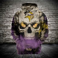 Minnesota Vikings Football Hoodie Hooded Sweatshirt Jacket gift for fan
