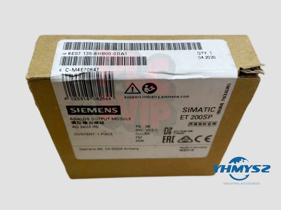 Siemens 6ES7135-6HB00-0DA1 Simatic ET200SP 6ES7 135-6HB00-0DA1 New 1PCS - Image 1 of 4