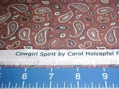 TECIDO ALGODÃO COWGIRL SPIRIT POR CAROL HOLZAPFEL OASIS TECIDO DESIGN #59-363  - Imagem 1 de 4