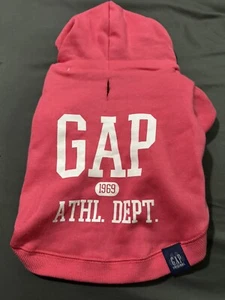 GAP ATHLETIC DEPT Haustier HOODIE leichtes SWEATSHIRT HOT PINK (kleiner Hund/Katze) - Bild 1 von 5