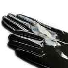 Women's Genuine Patent Leather Opera Long Gloves Black NIB KIMOBAA