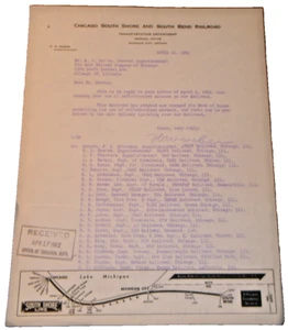 APRIL 1962 CHICAGO, SOUTH SHORE & SOUTH BEND RAILROAD CSS&SB RULE CHANGE - Picture 1 of 1