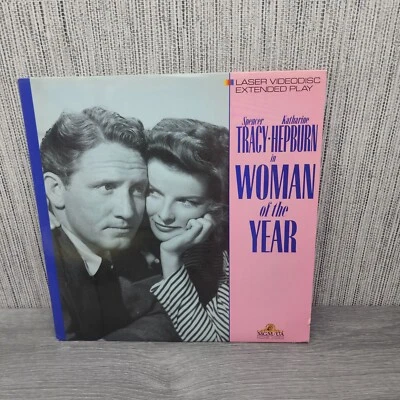  Woman of the Year * Spencer Tracy Katharine Hepburn Fay Bainter. Laserdisc VG Foto 1 de 2