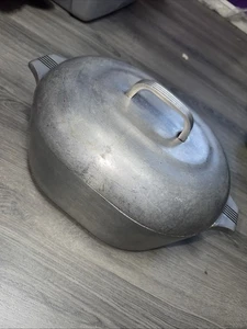 Wagner Ware Sidney O Magnalite 4265 oval roaster Dutch Oven 8 qt Vintage - Picture 1 of 8