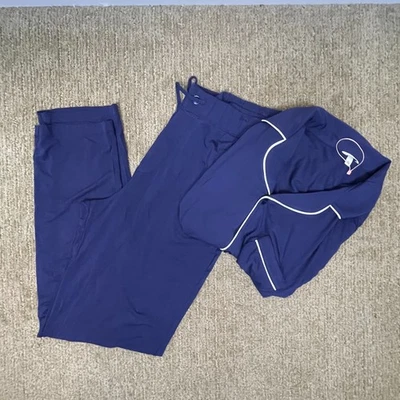 Eberjey Pajama Set Blue Long Sleeve & Pants Size M Modal Stretch NWOT - Image 1 of 4