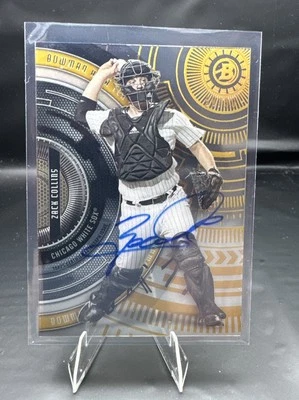 2017 Bowman High Tek Gold Rainbow Auto 50/50 Zack Collins #BHT-ZC Auto - Image 1 of 4
