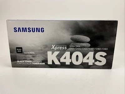 三星 CLT-K404S 黑色黑色碳粉 K404S 密封盒 C400 系列 — 第 1/4 张图片