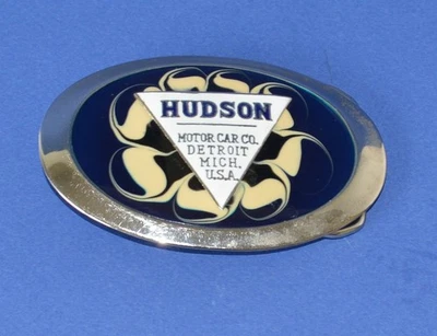 Hebilla de cinturón vintage para hombre de Hudson Motor Car Company Foto 1 de 4