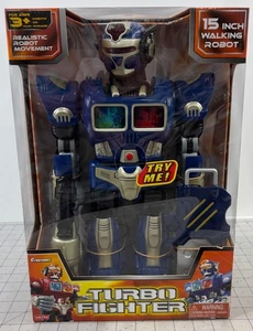 CYBOTRONiX Turbo Fighter Blue Attack Robot 15” Mars Autotron New NOS - Picture 1 of 7