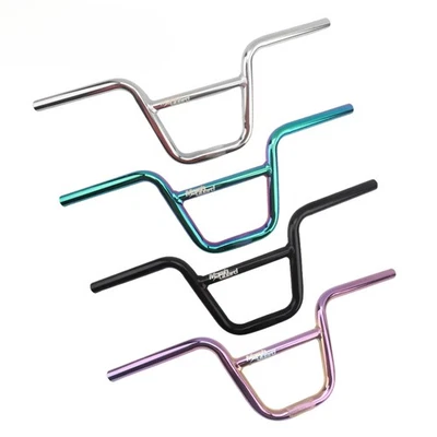 22.2X580mm BMX Bicycle Swallow Handle Folding Bike Raised U-shaped Handlebars - Image 1 of 4
