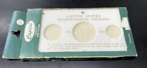 Capital Plastics WHITE United States Bicentennial Coinage Plastic Holder - Picture 1 of 1