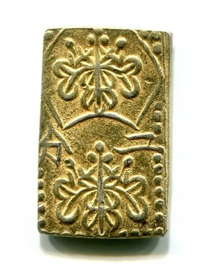 Gold/Silver MEIJI 2 BU-BAN-KIN Japan Old coin 009 Japanese EDO (1868 - 1869) - Image 1 of 2