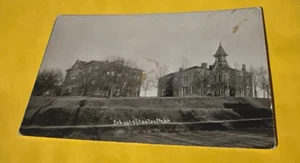 Public School Buildings Stanton Nebraska Postcard 1910’s  Post Marked RPPC - Picture 1 of 2