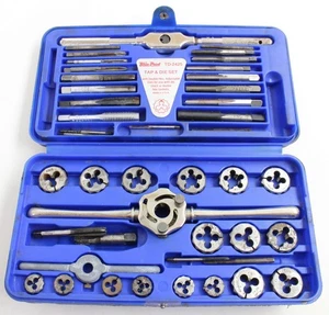 Vtg Blue-Point / Snap-on Tools USA TD-2425 Tap & DBL Hex Adjustable DIE Set SAE - Picture 1 of 8