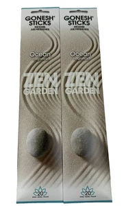 (2) GONESH INCENSE STICKS Zen Garden Ocean Fragrance 20 ct - Picture 1 of 5