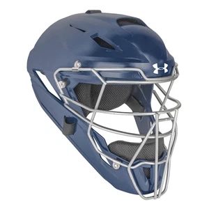 Casco de receptor Under Armour Converge Tack mate de béisbol/softbol para adultos - azul marino - Imagen 1 de 1