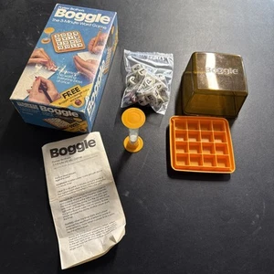Vintage 1983 Parker Brothers 3-Minute Boggle Game with Challenge Cube Complete - Picture 1 of 1