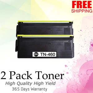 Paquete de 2 láseres Brother compatibles con TN460 negro MFC-8500 MFC-8600 HL-1030 alto rendimiento - Imagen 1 de 5