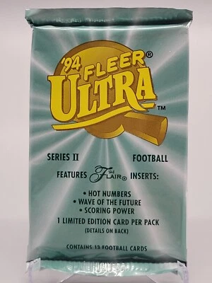 1994 FLEER ULTRA SERIES 2 SEALED PACK ONE (1) SINGLE FOOTBALL CARDS NFL II rc  - Image 1 of 2