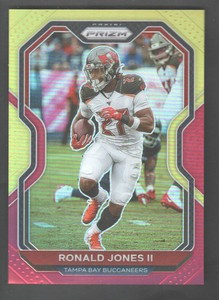2020 Panini Prizm Football Prizms Red and Yellow #257 Ronald Jones II 43/49