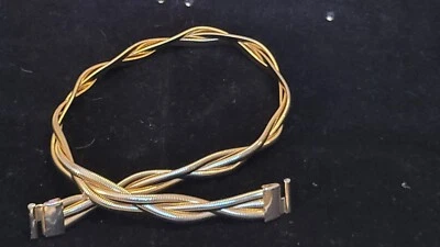 Cinturón/Collar Estilo Espiga Firmado Vintage Tono Dorado 32"****ENVÍO GRATUITO**** Foto 1 de 4