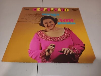 Kate Smith Songs of the Now Generation Vinyl LP RCA LSP 4105 - Image 1 of 4
