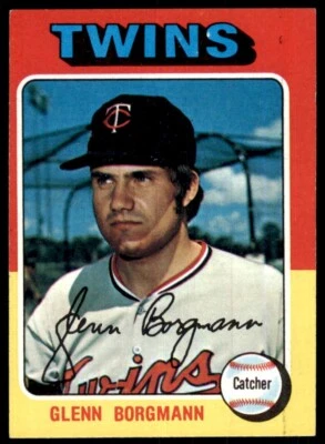 1975 Topps  Baseball Card Glenn Borgmann Minnesota Twins #127 - Image 1 of 2
