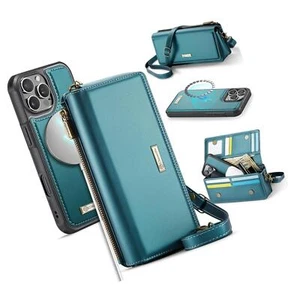 For iPhone 16 Pro Max Wallet Case with RFID Blocking Card Holder for PU , - Picture 1 of 9
